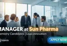 MSc Chemistry Jobs at Sun Pharma | Apply Now Sun Pharma Careers: MSc Chemistry Jobs, Manager Position | Apply Now