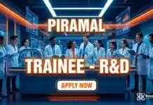 MSc Chemistry Jobs For Freshers at Piramal – Apply Online Freshers MSc Chemistry Jobs at Piramal | Trainee - R&D Position