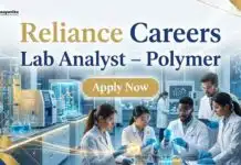 BSc Chemistry Jobs at Reliance | Apply Now for Lab Analyst Role Reliance Careers: Lab Analyst – Polymer | BSc Chemistry Jobs