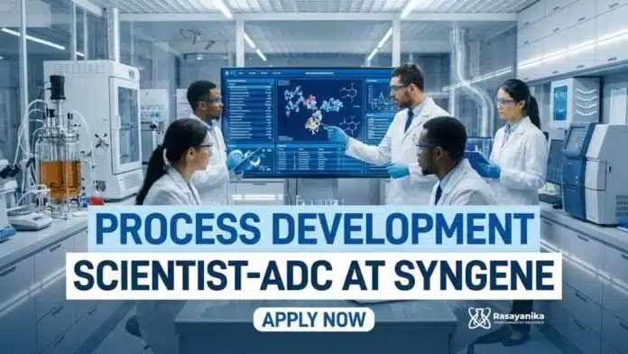 Scientist Jobs at Syngene | MSc Chemistry Graduates Apply Now Scientist Jobs at Syngene | MSc Chemistry Graduates Apply Now
