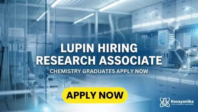 Lupin Careers: Research Associate Job | Apply now Lupin Careers: Research Associate Job | Apply now
