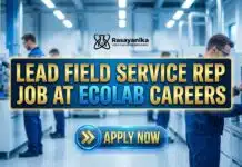 Lead Field Service Rep Job at Ecolab Careers | Apply now Chemistry Jobs at Ecolab | Apply for the Lead Field Service Rep Role