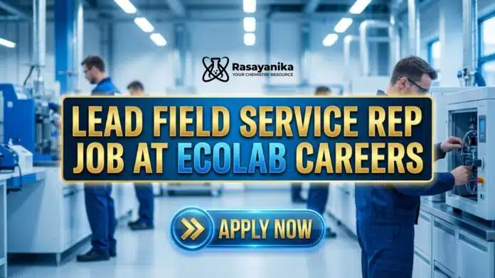 Chemistry Jobs at Ecolab | Apply for the Lead Field Service Rep Role Chemistry Jobs at Ecolab | Apply for the Lead Field Service Rep Role