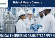BSc Chemistry Quality Specialist Job at Bristol Myers | Apply Now Bristol Myers Careers: Quality Specialist | Apply Now