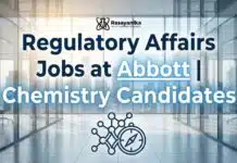 BSc Chem Regulatory Affairs Jobs at Abbott – Apply Online Regulatory Affairs Jobs at Abbott | Chemistry Graduates Apply Now
