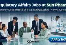 Executive – Regulatory Affairs | Sun Pharma R&D Baroda Hiring MSc Chem Regulatory Affairs Jobs at Sun Pharma | Chemistry Grads Apply