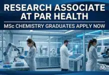 Research Associate – Exciting MSc Chemistry Jobs in Analytical R&D Research Associate Jobs at Par Health | Chemistry Grads Apply