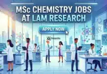 Process Lead Engineer – MSc Chemistry Jobs at Lam Research | Bangalore Hiring Now MSc Chemistry Jobs at Lam Research | Candidates | Apply Now