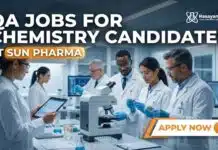 Sun Pharma Hiring Officer – QA | Quality Assurance Jobs in Jammu QA Jobs at Sun Pharma | Chemistry Candidates Apply Now