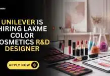 LAKME R&D Job at Unilever Mumbai | Apply Now Unilever Careers: Cosmetics Designer R&D Job | MSc Chemistry Graduates Apply Now