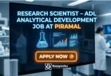 BSc & MSc Chemistry Research Scientist Jobs at Piramal, Apply Online Research Scientist Jobs at Piramal | Chemistry Candidates Apply Now