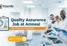 BSc Chemistry Job at Amneal | Apply Now for QMS Role Amneal Careers: Quality Assurance Job | Chemistry Graduates Apply Now
