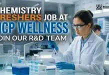 Chemistry Freshers Job: IPQA QA Job for BSc & MSc Chemistry Graduates Chemistry Freshers Job at HCP Wellness | Apply Now
