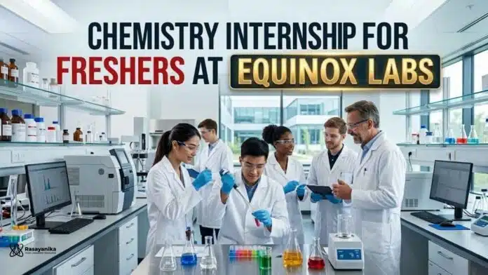Chemistry Internship For Freshers at Equinox labs | Apply Now Chemistry Internship For Freshers at Equinox labs | Apply Now