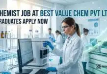 ADL Chemist Job Opportunity in Ahmedabad | Apply Now for Chemistry Careers Chemist Job at BEST VALUE CHEM PVT LTD | Grads Apply Now