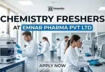 Freshers & Experienced Chemists Hiring at Emnar Pharma Pvt Ltd – R&D & AR&D Roles! Chemistry Freshers Job at Emnar Pharma Pvt Ltd | Apply Now