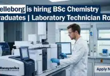 Laboratory Technician Role at Trelleborg | BSc Chemistry Graduates Apply Now Chemistry Job at Trelleborg | Apply Now for Lab Technician Role