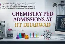 IIT Dharwad PhD Admissions 2026: Chemistry PhD Program, Funding & Eligibility Guide Chemistry PhD Admissions at IIT Dharwad | Candidates Apply Now