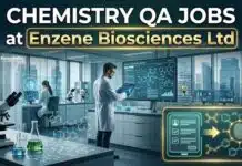 MSc Chemistry QA Executive Jobs at Enzene Biosciences, Apply Online Chemistry QA Jobs at Enzene Biosciences Ltd | Apply Now