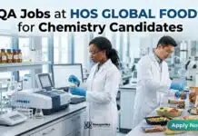 Quality Assurance Associate Jobs for Chemistry Graduates at HOS Global Foods – Apply Now QA Jobs at HOS Global Foods | Chemistry Graduates Apply Now