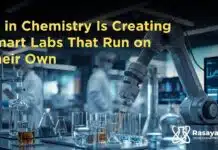 AI in Chemistry Is Creating Smart Labs That Run on Their Own AI in Chemistry powered smart lab with robotic system running autonomous chemical experiments