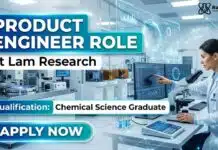 Lam Research Hiring Chemical Engineering Graduates | Product Engineer Role Chemical Engineering Jobs at Lam Research | Product Engineer Role