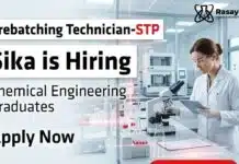 Sika Hiring Prebatching Technician | Chemical Engineering Graduates Apply Now Chemical Engineering Job at Sika | Apply Now for Prebatching Technician