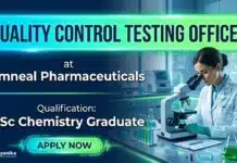 Amneal is Hiring MSc Chemistry Graduates | Apply for Quality Control Officer Role Quality Control Officer at Amneal | MSc Chemistry Graduates Apply Now