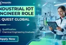Quest Global Hiring Chemical Engineers | Apply Now for Industrial IOT Engineer (Digital Operations) Quest Global Careers: Chemical Engineering Job Bangalore | Apply Now