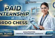 Paid DRDO Internship for Chemical Engineering Graduates | Apply & Get Total Stipend of Rs. 30,000/- DRDO Careers: Government Internship India for Chemical Engineers | Apply Now