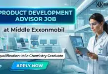 ExxonMobil Hiring Product Development Advisor | MSc Chemistry Graduates Apply Now MSc Chemistry Job at ExxonMobil | Product Developer Role
