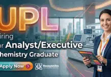 Chemistry Jobs at UPL Careers | Executive Job Opportunity | Apply Now Chemistry Jobs UPL Careers Executive Job procurement role Pune