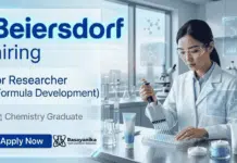 Chemistry Job at Beiersdorf | R&D Jobs in Formula Development Chemistry Job at Beiersdorf for R&D Jobs in formula development and product research