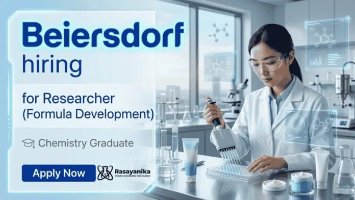 Chemistry Job at Beiersdorf for R&D Jobs in formula development and product research Chemistry Job at Beiersdorf for R&D Jobs in formula development and product research