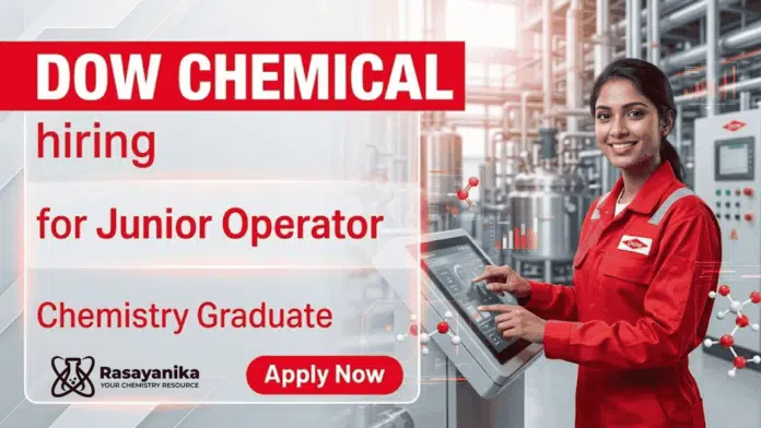 Chemistry Job at Dow Careers for chemical industry jobs in plant operations Chemistry Job at Dow Careers for chemical industry jobs in plant operations