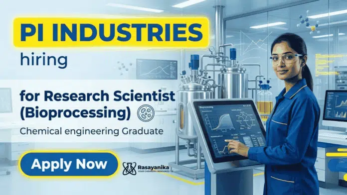 Chemical engineering Jobs at PI Industries careers for R&D Jobs in bioprocessing Chemical engineering Jobs at PI Industries careers for R&D Jobs in bioprocessing