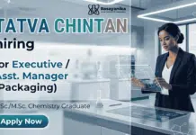Chemistry Job at Tatva Chintan | Executive Job Opening | Apply Now Chemistry Job Tatva Chintan Executive Job chemical packaging Dahej career opportunity