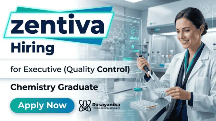 zentiva hiring for Quality Control Jobs in Chemistry Jobs role zentiva hiring for Quality Control Jobs in Chemistry Jobs role