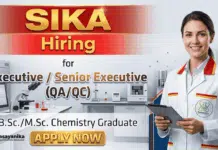Quality Assurance Jobs at Sika Careers for Chemistry Graduates | Apply Now Quality Assurance Jobs at Sika Careers for Chemistry Jobs