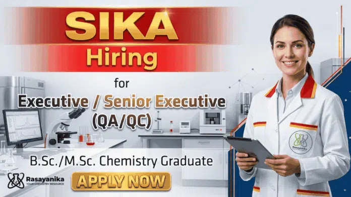 Quality Assurance Jobs at Sika Careers for Chemistry Jobs Quality Assurance Jobs at Sika Careers for Chemistry Jobs