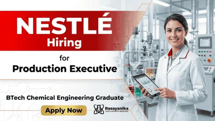 production executive jobs at nestlé careers Chemical Engineering Jobs production executive jobs at nestlé careers Chemical Engineering Jobs