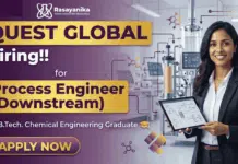 Chemical Engineering Jobs at Quest Global Careers | Process Engineer Jobs | Apply Now Chemical Engineering Jobs Process Engineer Jobs Quest Global Careers Bengaluru refinery petrochemical engineering role