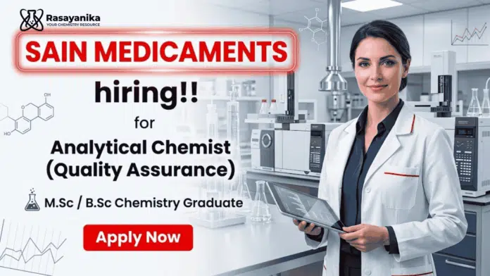 Analytical Chemist Jobs Quality Assurance Jobs Chemistry Jobs pharma QA analytical laboratory compliance role Analytical Chemist Jobs Quality Assurance Jobs Chemistry Jobs pharma QA analytical laboratory compliance role
