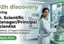 Scientist Jobs at o2h discovery | Organic Chemistry Jobs | Apply Now o2h discovery Hiring Principal Scientists for Organic Chemistry Jobs