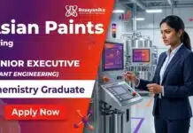 Chemical Engineering Jobs at Asian Paints | Executive Jobs | Apply Now Asian Paints Hiring for Chemical Engineering Jobs | Executive Jobs Apply Now