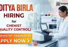 Quality Control Job at Aditya Birla | Chemistry Job | Apply Now Quality Control Job at Aditya Birla Career for Chemistry Job in Tamil Nadu