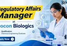 Regulatory Affairs Manager at Biocon Biologics | Chemical Engineers Apply Now Chemical Engineering Job at Biocon Biologics