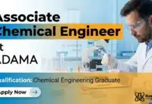 Adama Hiring Chemical Engineers | Apply Now for Associate Engineer Role Chemical Engineering Job at Adama | Associate Engineer Role