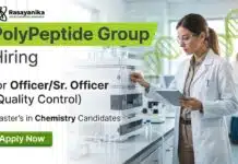 Quality Control Jobs at PolyPeptide Group | Chemistry Graduates Apply Now PolyPeptide Group Careers hiring for Quality Control jobs in analytical Chemistry jobs