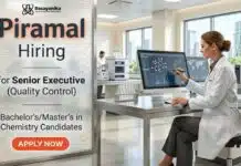 Quality Control Jobs at Piramal Careers | Chemistry Jobs | Apply Now Piramal Careers hiring for Quality Control jobs in Chemistry jobs domain